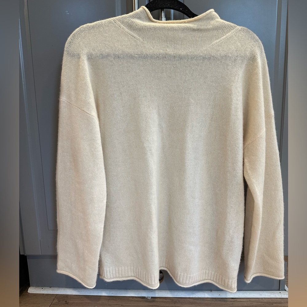 Cashmere Jcrew sweater mock neck